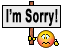 :sorry